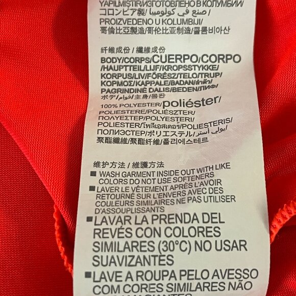 Under Armour Girls XL Orange Red Long Sleeve HeatGear Tee - Picture 10 of 10